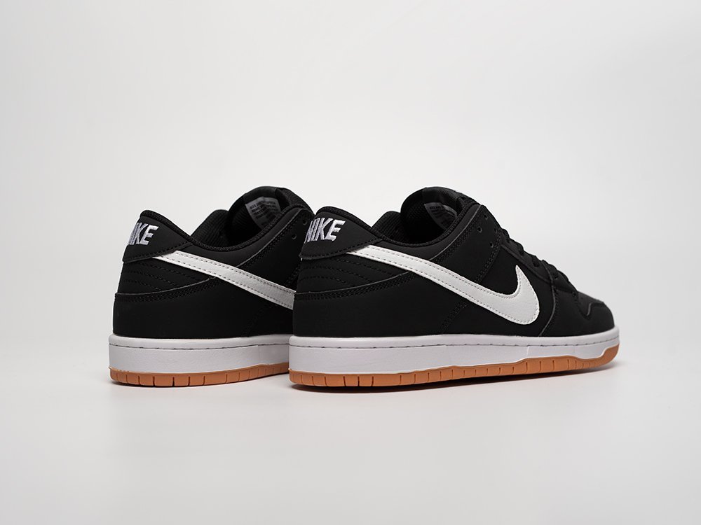 Nike SB Dunk Low черные кожа мужские (AR31387) - фото 4