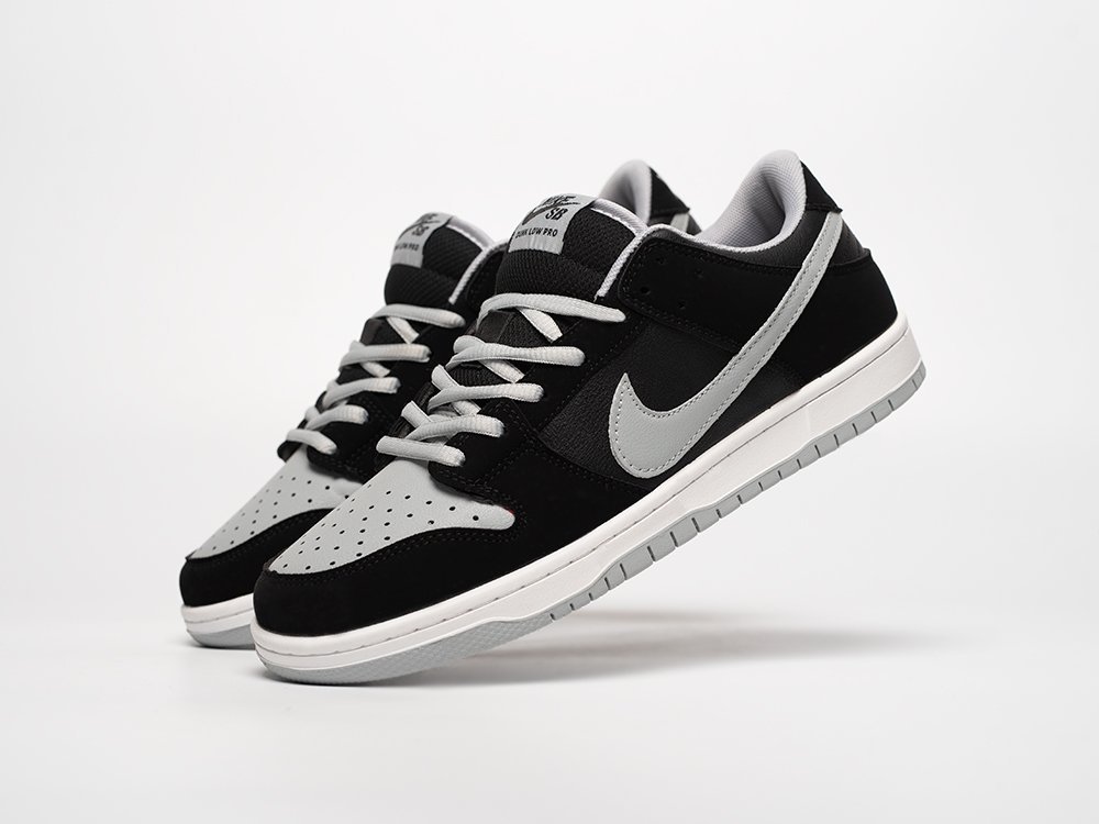 Nike SB Dunk Low черные кожа мужские (AR31388) - фото 2