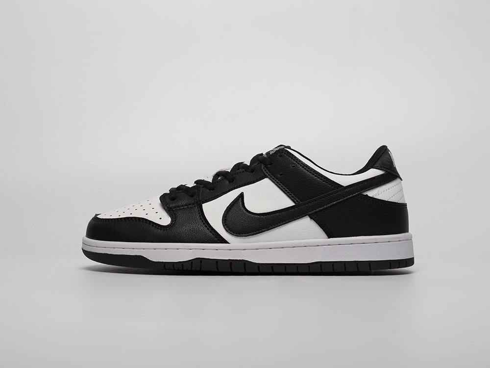 Nike SB Dunk Low черные кожа мужские (AR31389) - фото 1