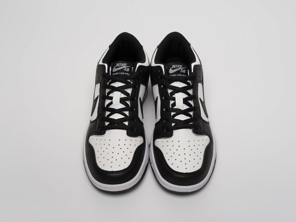 Nike SB Dunk Low черные кожа мужские (AR31389) - фото 6