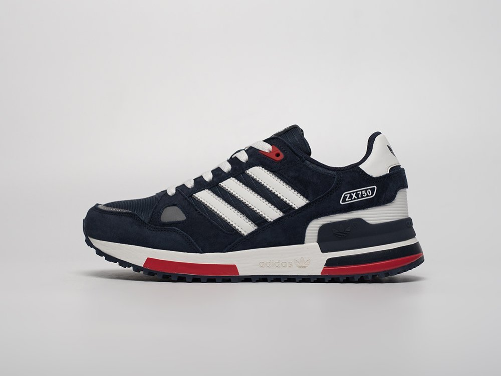 Adidas ZX 750 синие замша мужские (AR31395) - фото 1