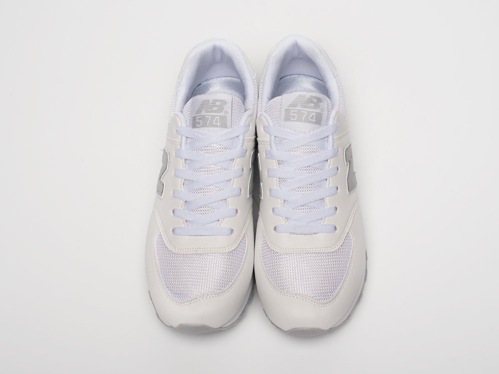 New Balance 574 белые кожа мужские (AR31419) - фото 6 New Balance 574 белые кожа мужские (AR31419) - фото 6