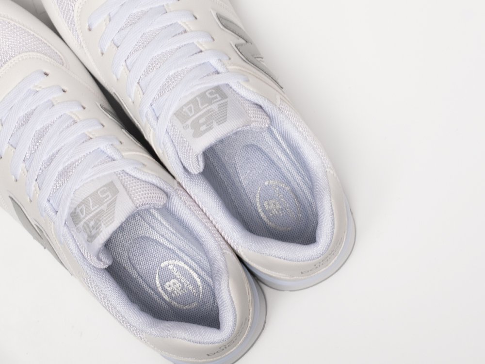 New Balance 574 белые кожа мужские (AR31419) - фото 8 New Balance 574 белые кожа мужские (AR31419) - фото 8