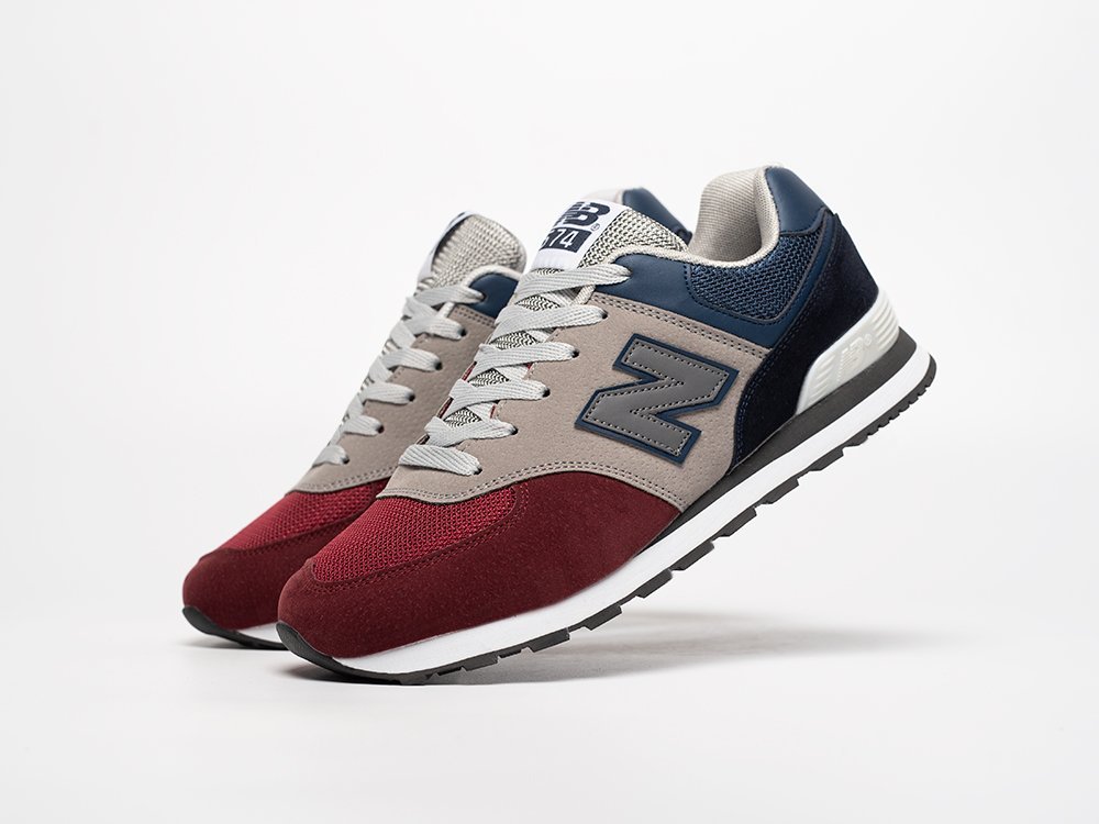 New Balance 574 разноцветные замша мужские (AR31420) - фото 2 New Balance 574 разноцветные замша мужские (AR31420) - фото 2