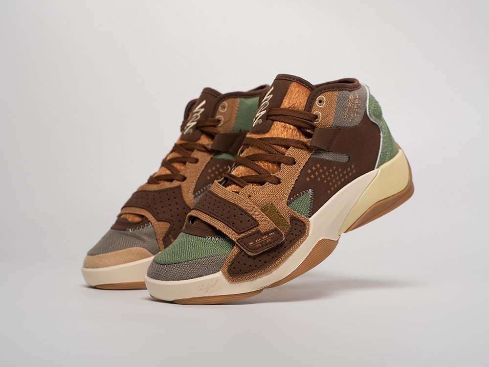 Nike Jordan Zion 2 Voodoo коричневые замша мужские (AR31427) - фото 2