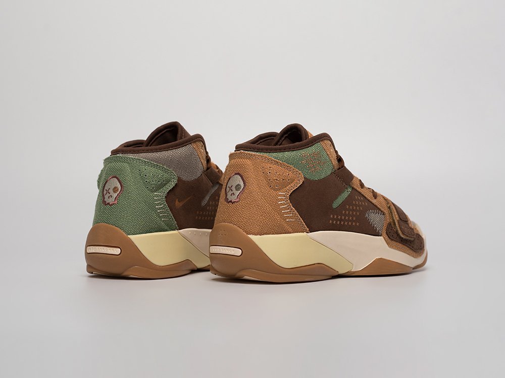 Nike Jordan Zion 2 Voodoo коричневые замша мужские (AR31427) - фото 4 Nike Jordan Zion 2 Voodoo коричневые замша мужские (AR31427) - фото 4