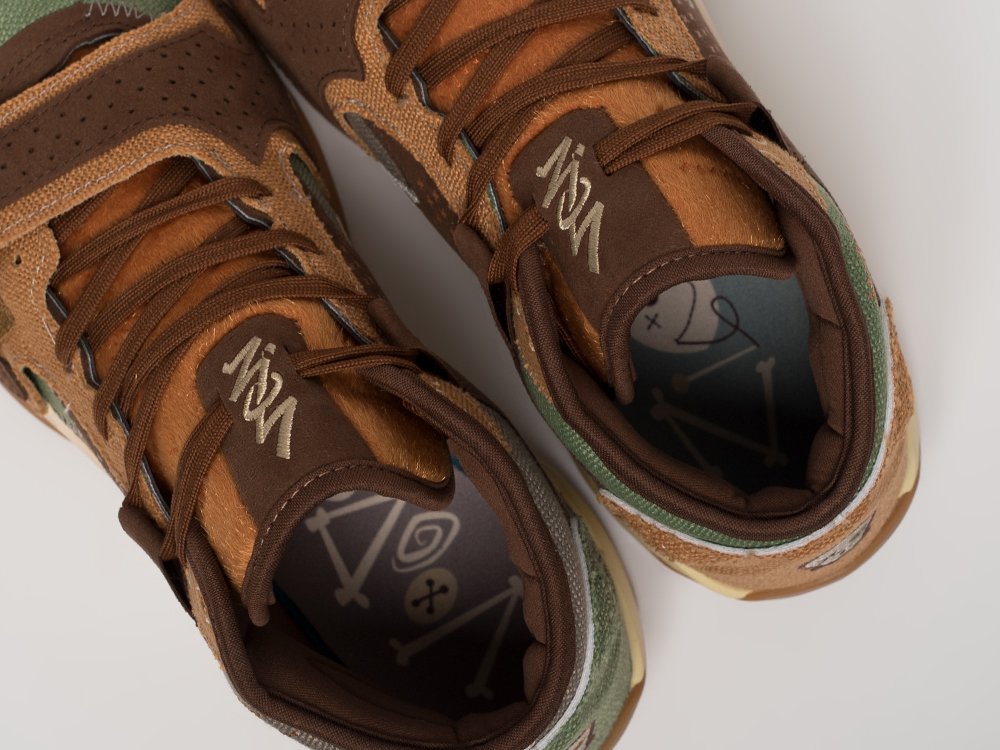 Nike Jordan Zion 2 Voodoo коричневые замша мужские (AR31427) - фото 8