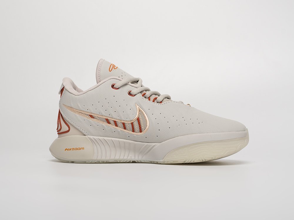 Nike LeBron 21 Low Akoya белые кожа мужские (AR31435) - фото 3 Nike LeBron 21 Low Akoya белые кожа мужские (AR31435) - фото 3