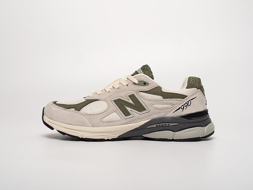 New Balance x Bodega x 990v3 белые замша мужские (AR31443) - фото 1 New Balance x Bodega x 990v3 белые замша мужские (AR31443) - фото 1