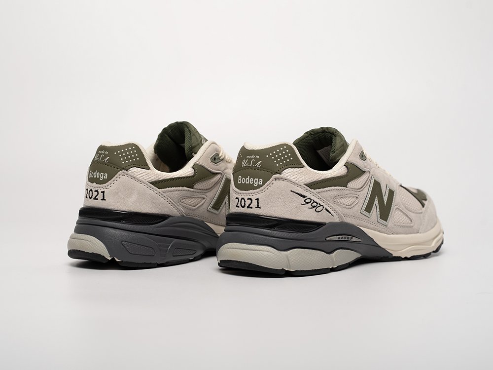 New Balance x Bodega x 990v3 белые замша мужские (AR31443) - фото 4 New Balance x Bodega x 990v3 белые замша мужские (AR31443) - фото 4