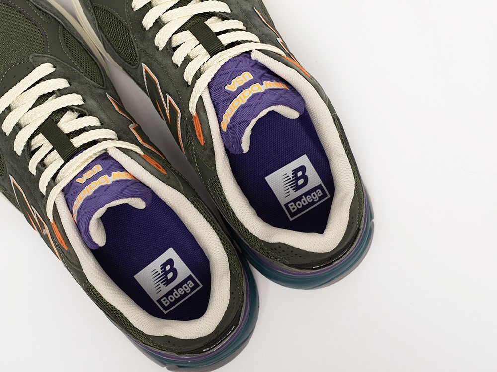 New Balance x Bodega x 990v3 зеленые замша мужские (AR31447) - фото 8 New Balance x Bodega x 990v3 зеленые замша мужские (AR31447) - фото 8