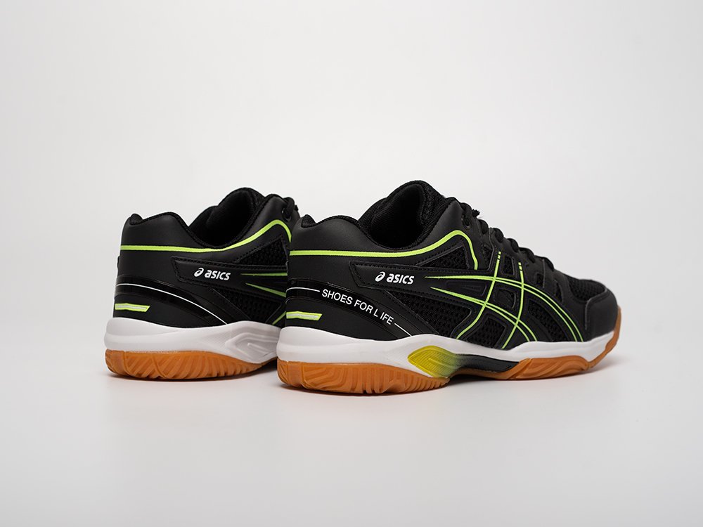 Asics Gel-Rocket 10 черные кожа мужские (AR31449) - фото 4