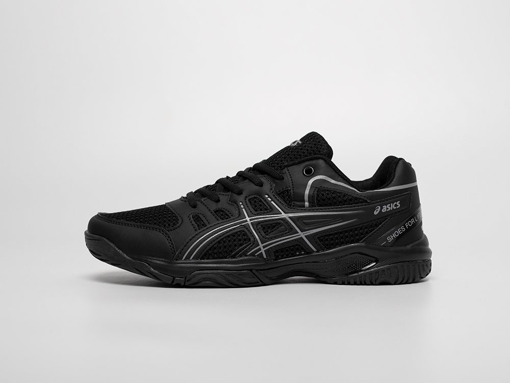 Asics Gel-Rocket 10 черные кожа мужские (AR31450) - фото 1 Asics Gel-Rocket 10 черные кожа мужские (AR31450) - фото 1