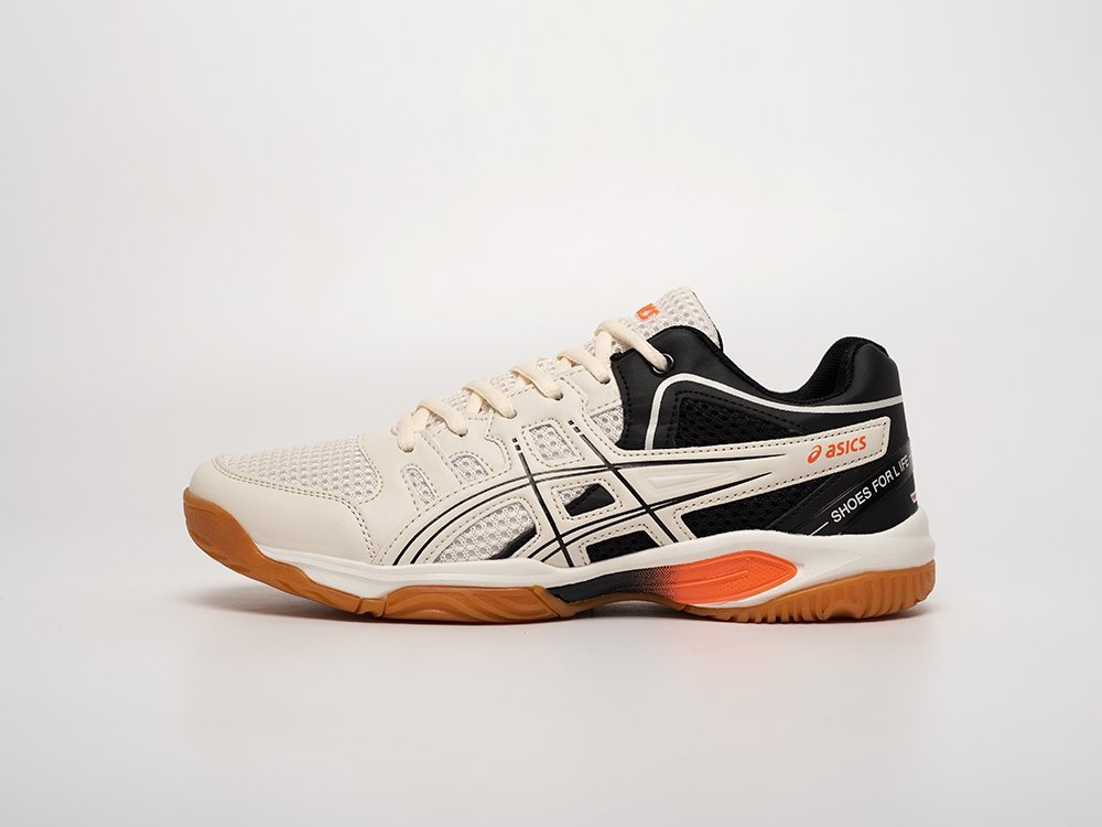 Asics Gel-Rocket 10 белые кожа мужские (AR31451) - фото 1 Asics Gel-Rocket 10 белые кожа мужские (AR31451) - фото 1