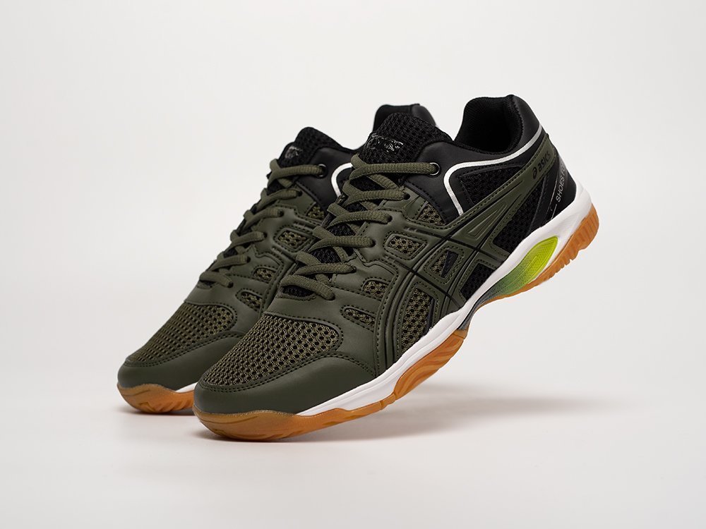 Asics Gel-Rocket 10 зеленые кожа мужские (AR31453) - фото 2 Asics Gel-Rocket 10 зеленые кожа мужские (AR31453) - фото 2
