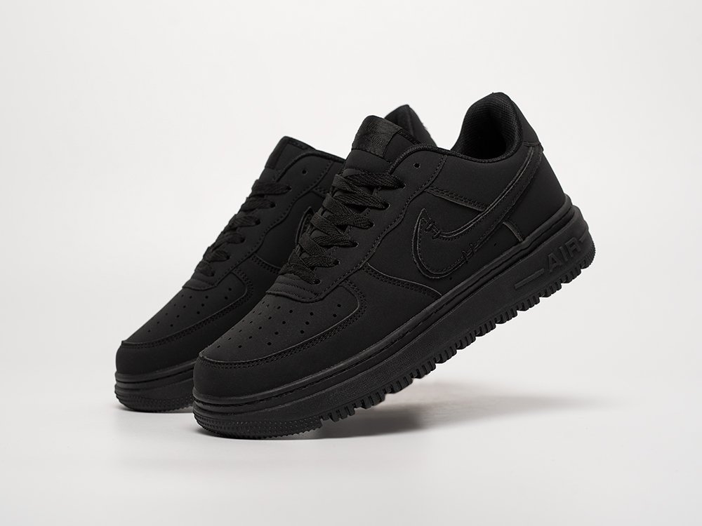 Nike Air Force 1 Luxe Low черные кожа мужские (AR31455) - фото 2