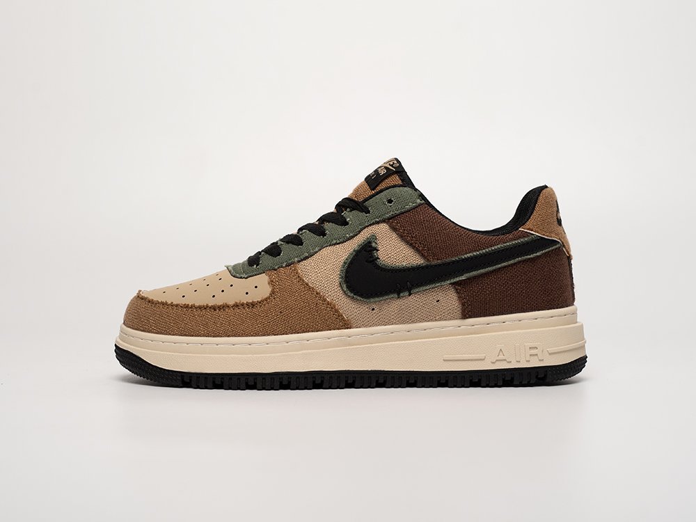 Nike Air Force 1 Luxe Low белые текстиль мужские (AR31469) - фото 1