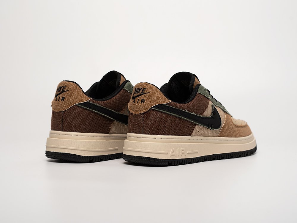 Nike Air Force 1 Luxe Low белые текстиль мужские (AR31469) - фото 4