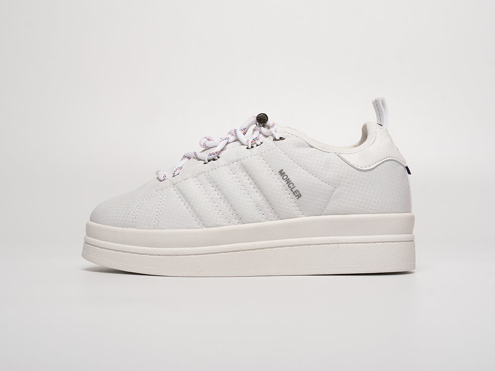 Adidas Moncler x Campus WMNS белые текстиль женские (AR31485) - фото 1