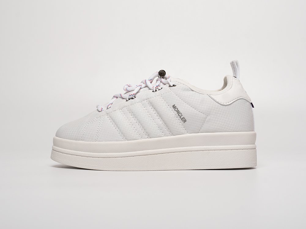 Adidas Moncler x Campus WMNS белые текстиль женские (AR31485) - фото 1 Adidas Moncler x Campus WMNS белые текстиль женские (AR31485) - фото 1
