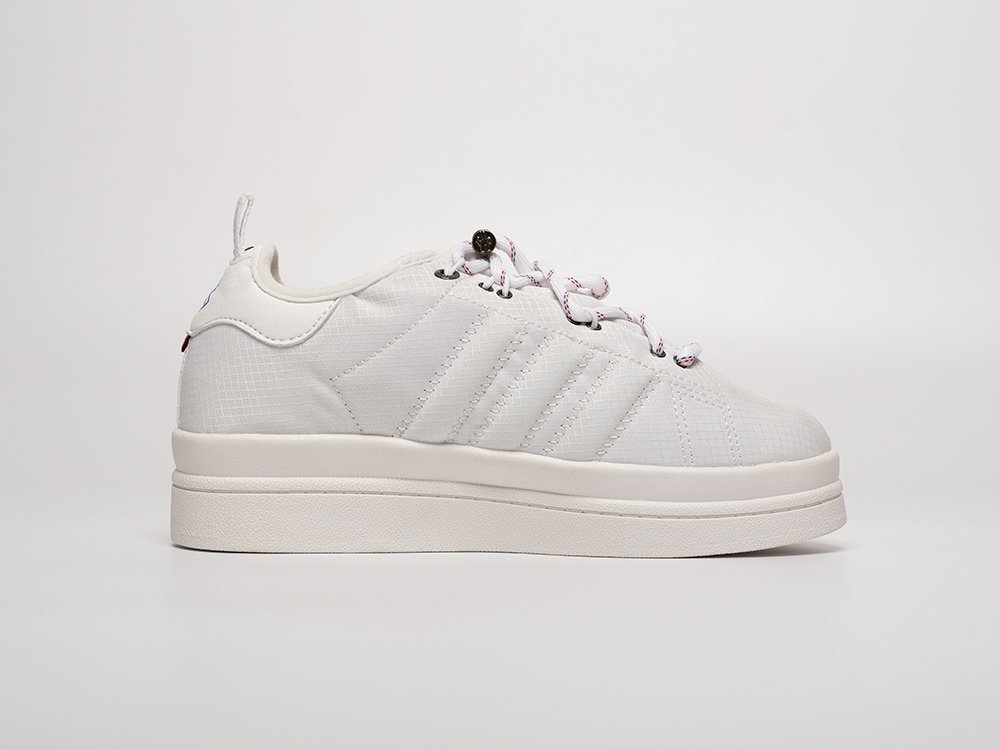 Adidas Moncler x Campus WMNS белые текстиль женские (AR31485) - фото 3