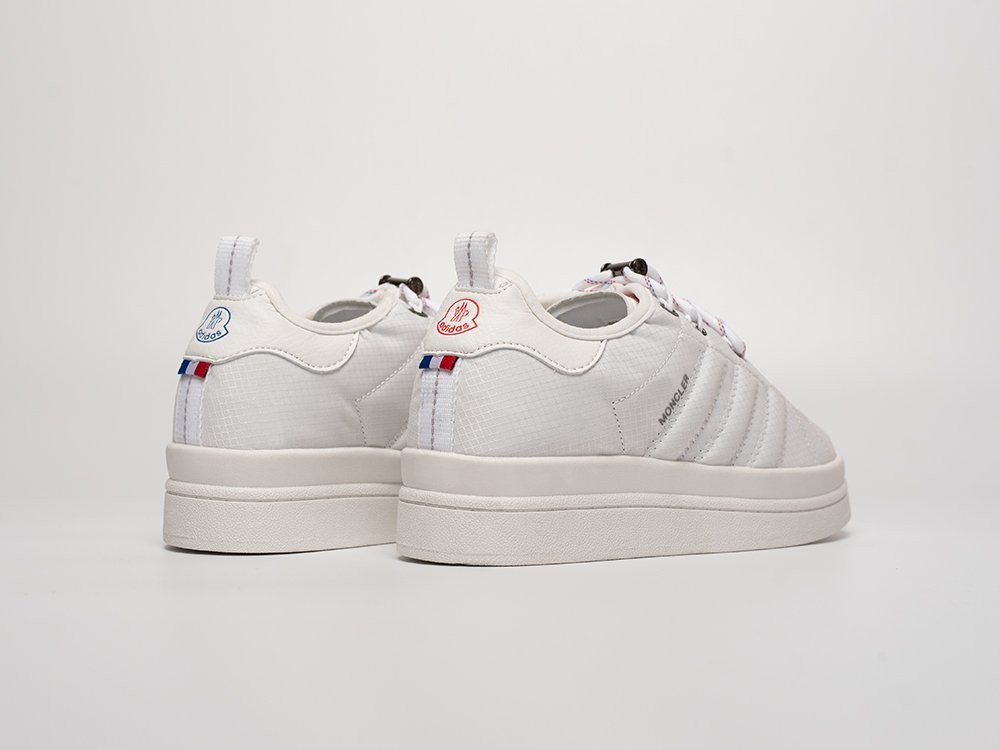 Adidas Moncler x Campus WMNS белые текстиль женские (AR31485) - фото 4