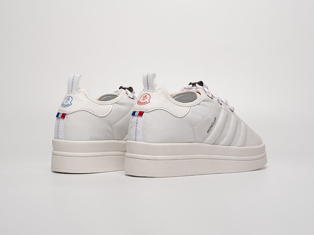 Adidas Moncler x Campus WMNS белые текстиль женские (AR31485) - фото 4 Adidas Moncler x Campus WMNS белые текстиль женские (AR31485) - фото 4