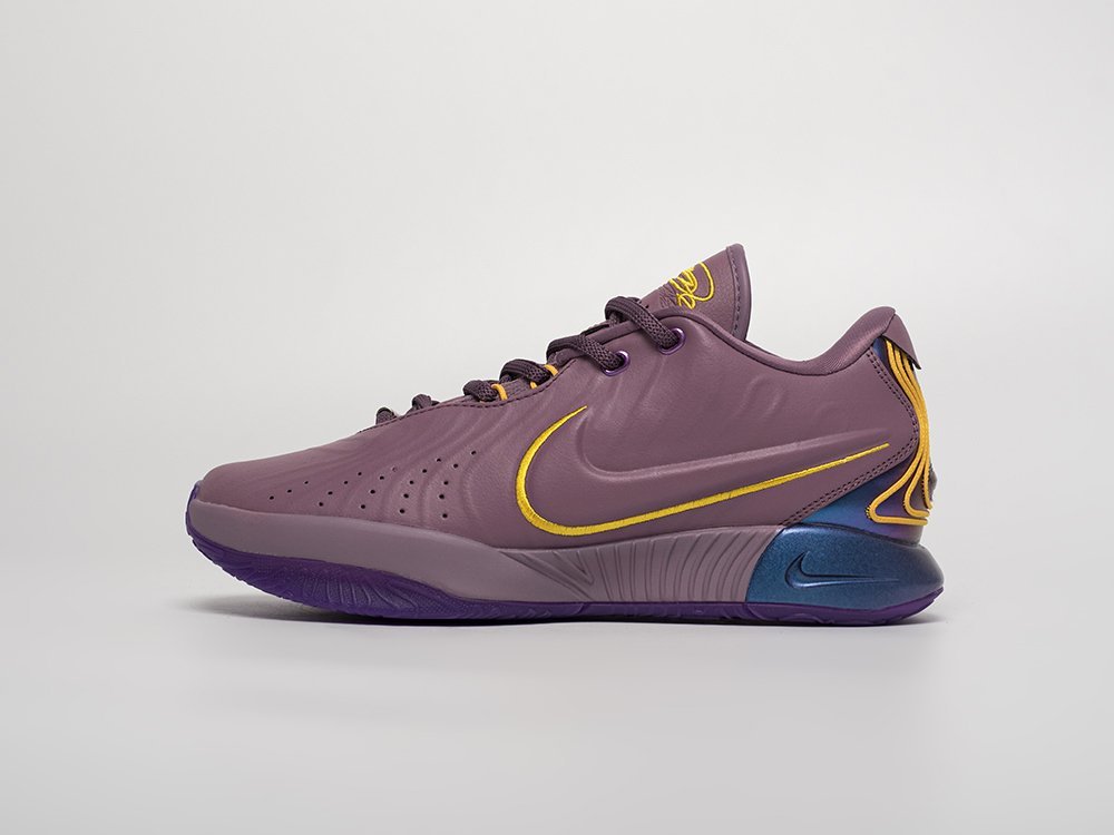 Nike Lebron XXI Low Freshwater фиолетовые кожа мужские (AR31512) - фото 1 Nike Lebron XXI Low Freshwater фиолетовые кожа мужские (AR31512) - фото 1