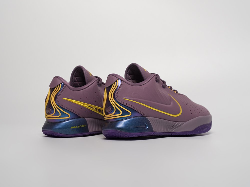 Nike Lebron XXI Low Freshwater фиолетовые кожа мужские (AR31512) - фото 4 Nike Lebron XXI Low Freshwater фиолетовые кожа мужские (AR31512) - фото 4
