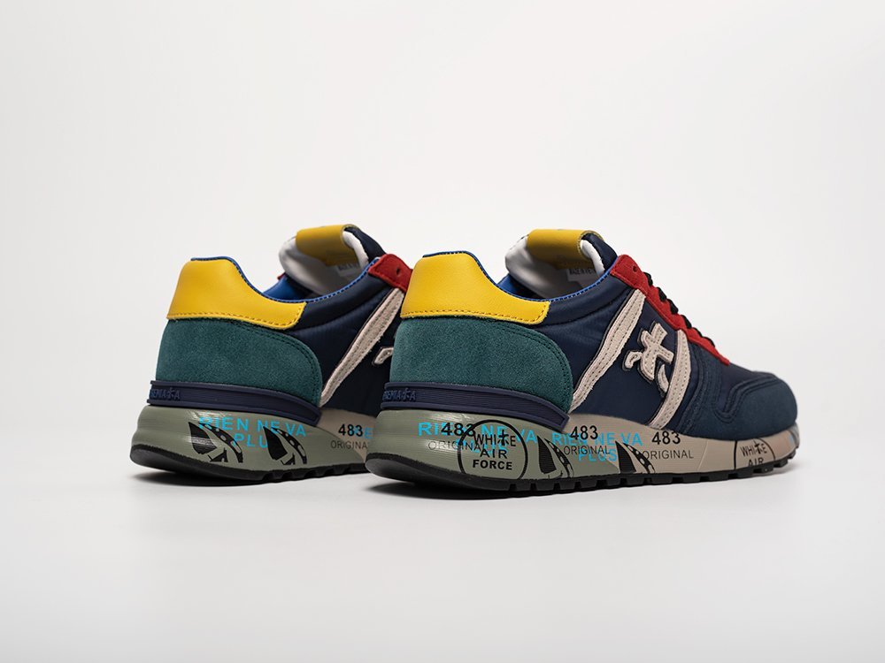 Premiata Lander синие замша мужские (AR31524) - фото 3 Premiata Lander синие замша мужские (AR31524) - фото 3