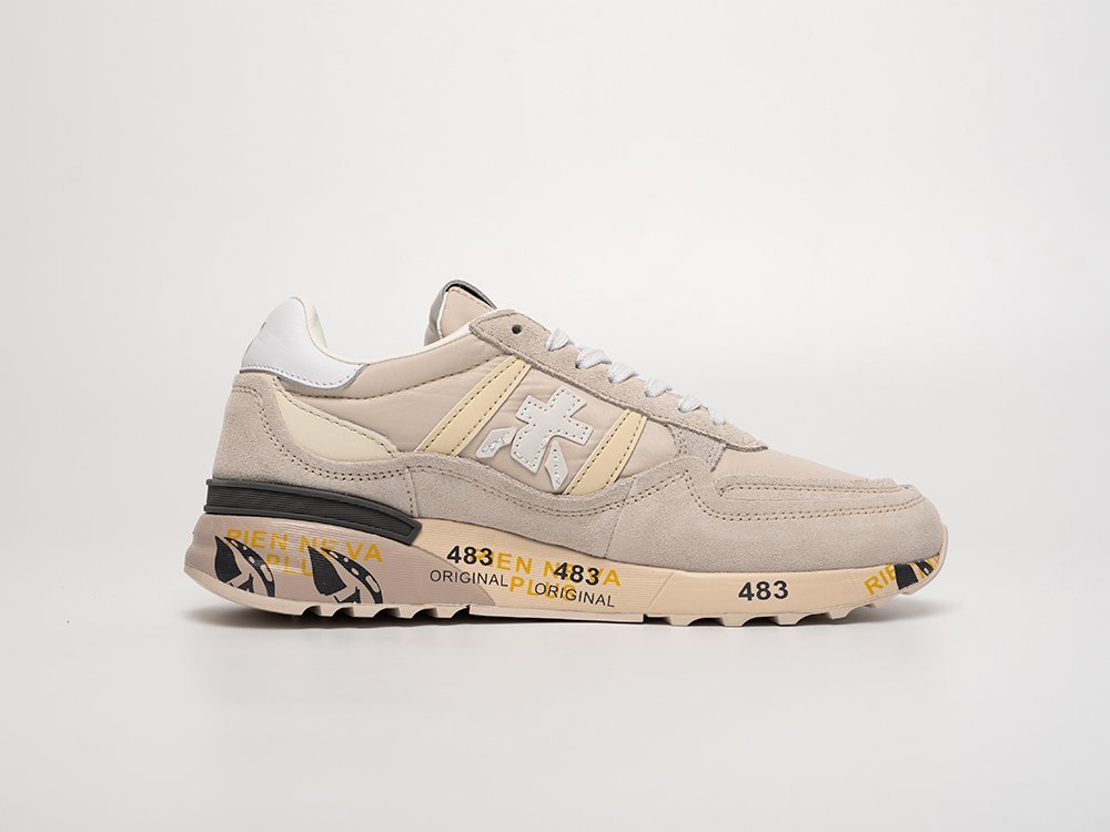 Premiata Lander бежевые замша мужские (AR31525) - фото 3 Premiata Lander бежевые замша мужские (AR31525) - фото 3