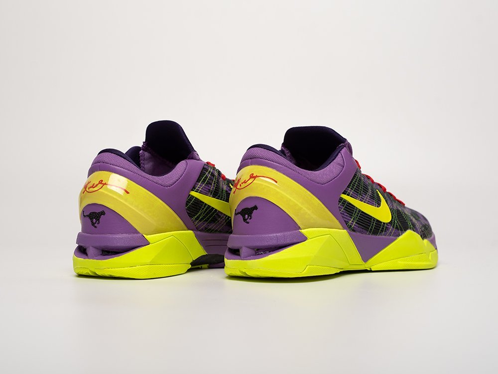 Nike Kobe 7 Low GS Christmas фиолетовые текстиль мужские (AR31534) - фото 3