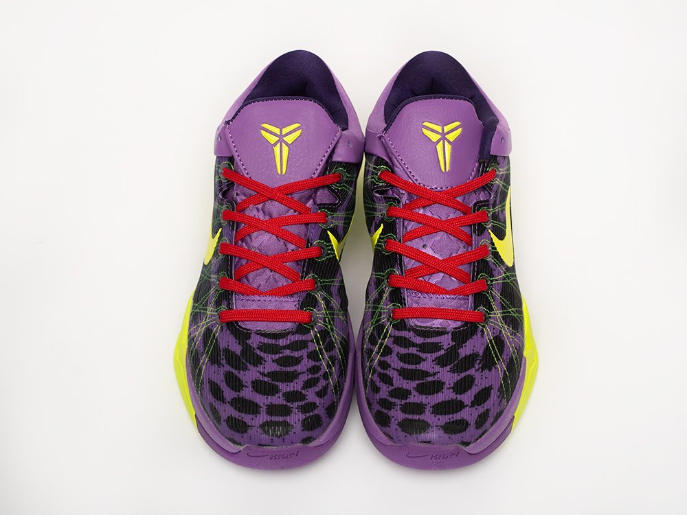 Nike Kobe 7 Low GS Christmas фиолетовые текстиль мужские (AR31534) - фото 4