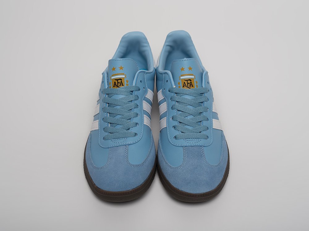 Adidas Samba OG голубые кожа мужские (AR31538) - фото 6 Adidas Samba OG голубые кожа мужские (AR31538) - фото 6