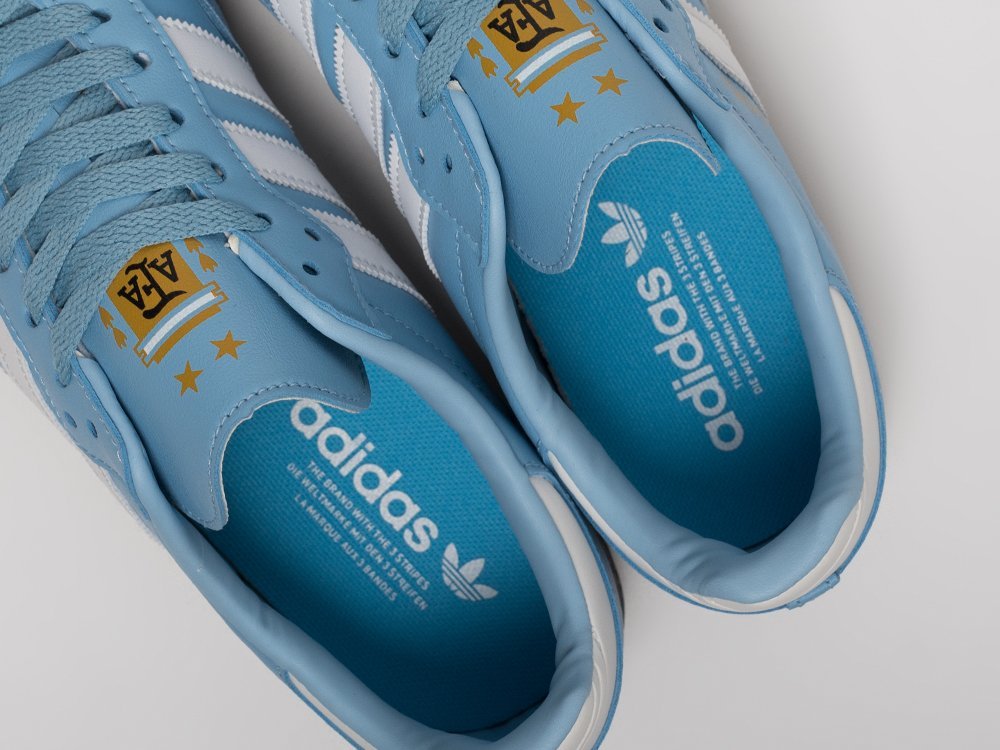 Adidas Samba OG голубые кожа мужские (AR31538) - фото 8 Adidas Samba OG голубые кожа мужские (AR31538) - фото 8
