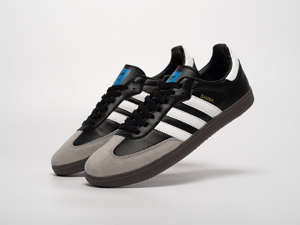 Adidas Samba OG черные кожа мужские (AR31539) - фото 2 Adidas Samba OG черные кожа мужские (AR31539) - фото 2