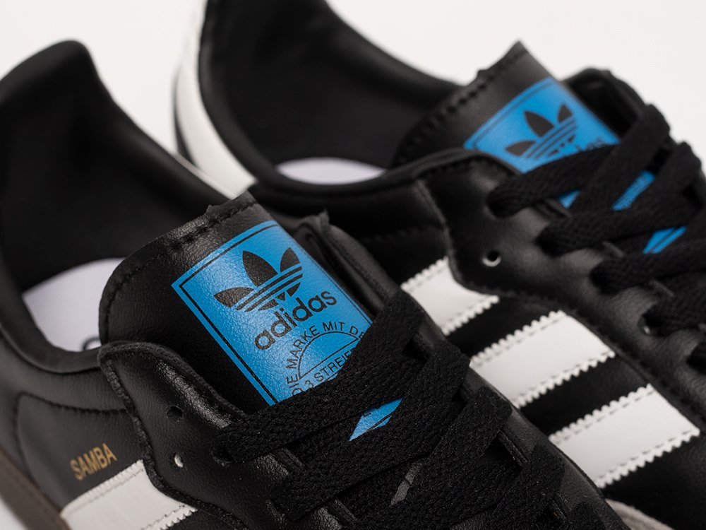 Adidas Samba OG черные кожа мужские (AR31539) - фото 3 Adidas Samba OG черные кожа мужские (AR31539) - фото 3