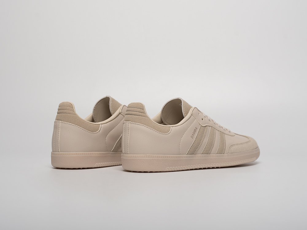 Adidas Samba OG бежевые кожа мужские (AR31540) - фото 4 Adidas Samba OG бежевые кожа мужские (AR31540) - фото 4