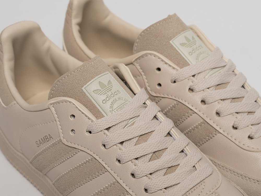 Adidas Samba OG бежевые кожа мужские (AR31540) - фото 7 Adidas Samba OG бежевые кожа мужские (AR31540) - фото 7
