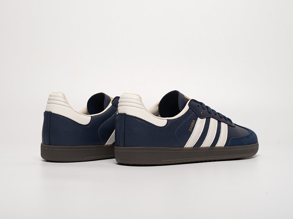 Adidas Samba OG синие кожа мужские (AR31541) - фото 3 Adidas Samba OG синие кожа мужские (AR31541) - фото 3