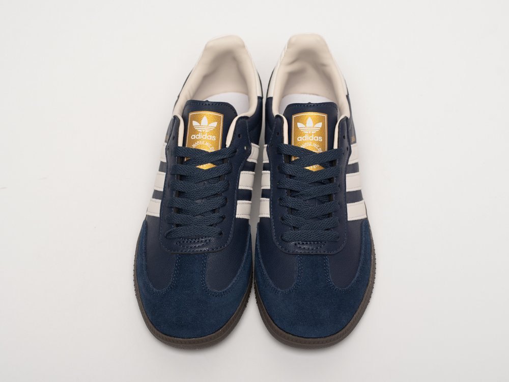 Adidas Samba OG синие кожа мужские (AR31541) - фото 4 Adidas Samba OG синие кожа мужские (AR31541) - фото 4