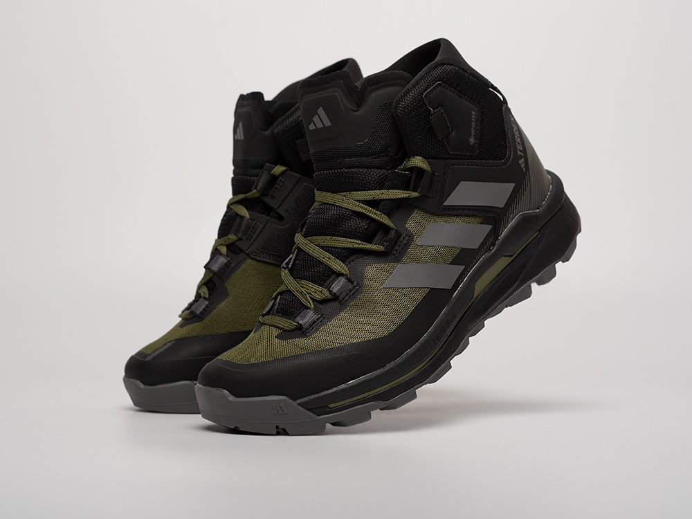 Adidas Terrex Skychaser Tech Mid GTX зеленые текстиль мужские (AR31546) - фото 2