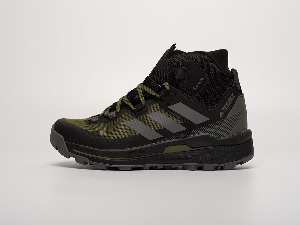 Adidas Terrex Skychaser Tech Mid GTX зеленые текстиль мужские (AR31546) - фото 1