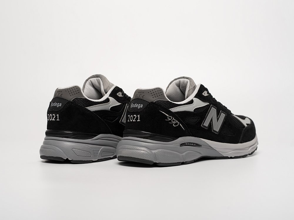New Balance x Bodega x 990v3 черные замша мужские (AR31556) - фото 3 New Balance x Bodega x 990v3 черные замша мужские (AR31556) - фото 3
