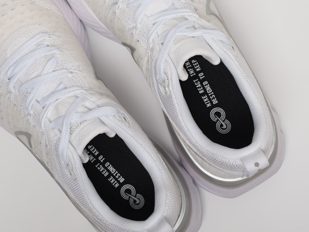 Nike React Infinity Run 2 белые текстиль мужские (AR31557) - фото 8 Nike React Infinity Run 2 белые текстиль мужские (AR31557) - фото 8