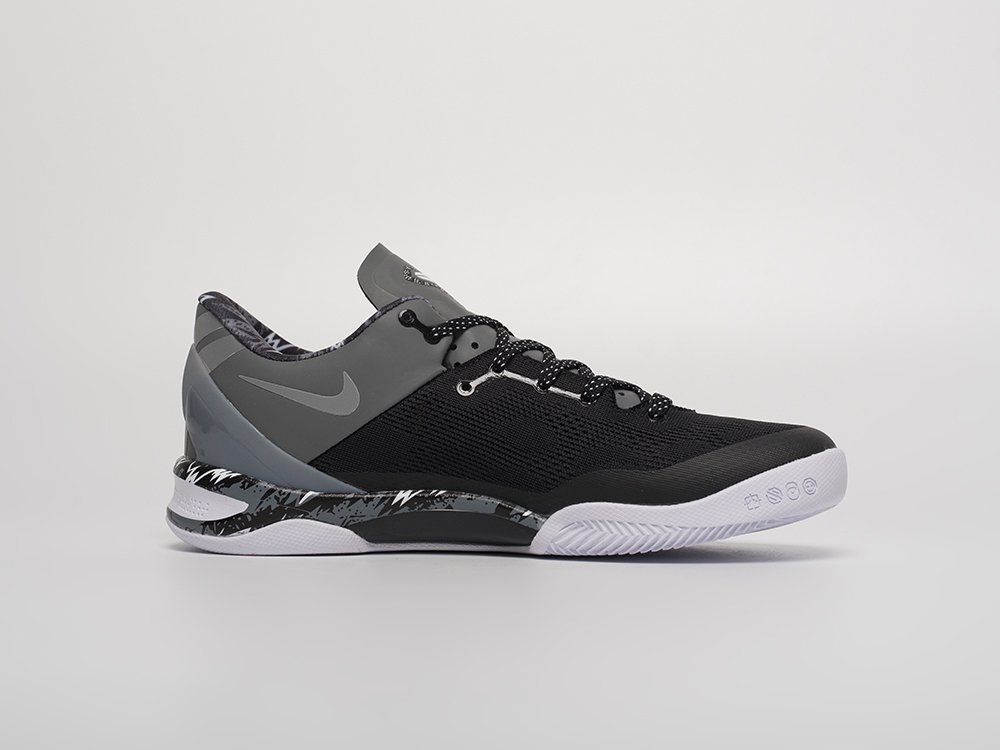 Nike Kobe 8 Philippines Pack - Black Silver черные текстиль мужские (AR31605) - фото 4