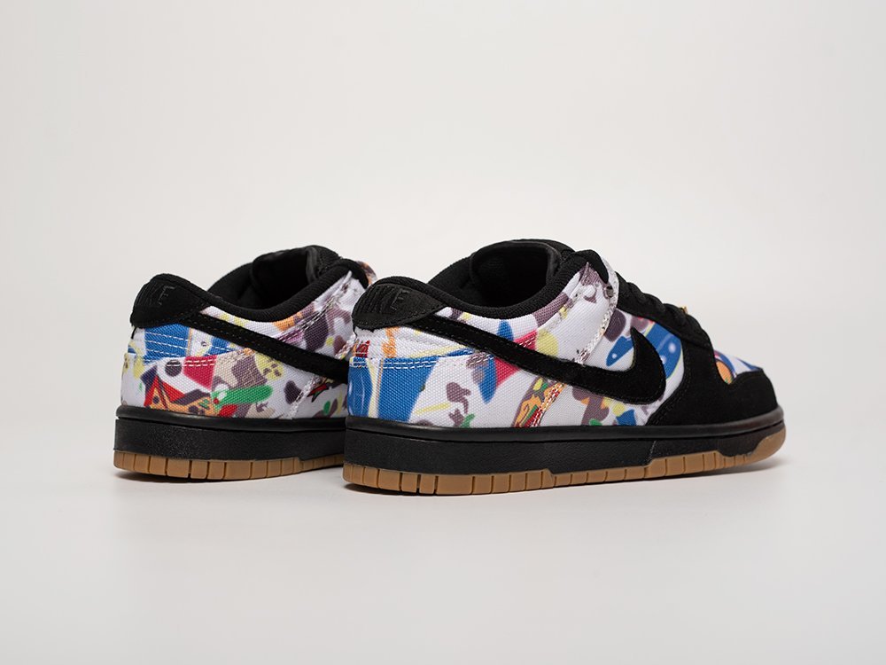Nike Supreme x SB Dunk Low WMNS разноцветные текстиль женские (AR31606) - фото 3 Nike Supreme x SB Dunk Low WMNS разноцветные текстиль женские (AR31606) - фото 3