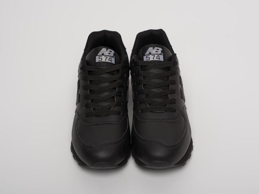 New Balance 574 черные кожа мужские (AR31654) - фото 4 New Balance 574 черные кожа мужские (AR31654) - фото 4