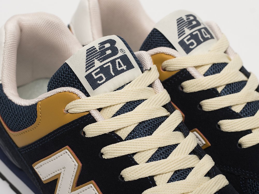 New Balance 574 синие замша мужские (AR31655) - фото 3 New Balance 574 синие замша мужские (AR31655) - фото 3