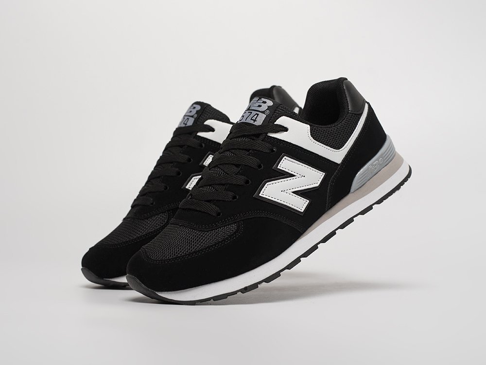 New balance 574 classic black white online